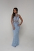 VESTIDO AZUL BORDADO