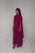 VESTIDO PLISSADO FUSCIA MIDI na internet