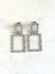 Brinco Square Strass
