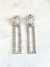 Brinco Rectangle Strass