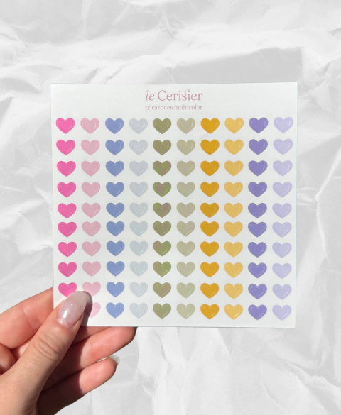 Corazones Multicolor