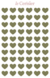 Planchita Corazones Forest - comprar online