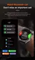 Smartwatch 2025 com GPS e NFC - Tecnologia Avançada e Design Sofisticado para Homens - loja online