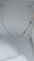 Cordão Choker Corrente Coração Achatado Folheado a Ouro 18k - comprar online