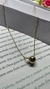 Cordão Pingente Bola lisa Folheado a Ouro 18k