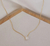 CHOKER PONTO LUZ QUADRADO ZIRCÔNIA