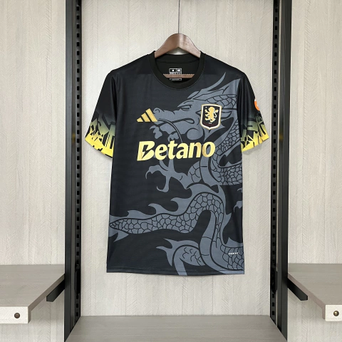 Camisa Aston Villa Black Edition 2025/26