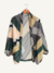 Cardigan grafismo orgânico - comprar online