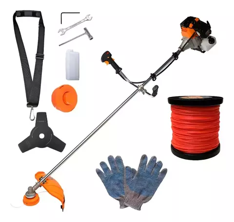 Desmalezadora Lusqtoff Naftera 52cc + Rollo De Tanza 1 Kg