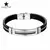 Puseira masculina de ouro Pulseiras de aço inoxidável manguito para homens na internet