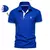 AIOPESON bordado 35% algodão camisa polo masculina casual cor sólida fino - loja online