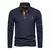 AIOPESON-Polo bordado de cervos para homens, camisas monocromáticas, manga comp - comprar online