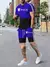 Imagem do conjunto masculino verão luxo moda casual respirável e confortável