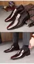 Homens clássicos sapatos sociais de couro de crocodilo negócios casuais tênis - loja online