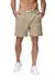 Shorts de sarja casual da moda masculina - Loja da vincii