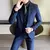 terno de negócios moda masculina negócios cavalheiro profissional (blazer + colete + calças) - comprar online