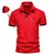 AIOPESON bordado 35% algodão camisa polo masculina casual cor sólida fino