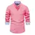 camiseta Aioponon algodão masculino oxford camisa de manga longa botão na internet