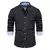 camiseta Aioponon algodão masculino oxford camisa de manga longa botão - Loja da vincii