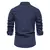 camiseta Aioponon algodão masculino oxford camisa de manga longa botão - loja online