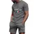 conjunto verão nova moda solta camiseta + shorts secagem rápida de duas peças