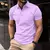 Camisa polo masculina de manga curta na internet