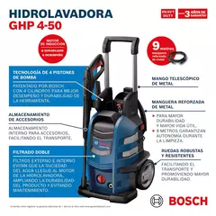 GHP 4-50 Hidrolavadora Profesional Bosch en internet