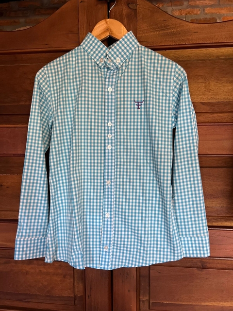 camisa feminina xadrez