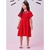 VESTIDO INFANTIL MOMI HELLO KITTY VERMELHO COM PATCHES - comprar online