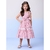 VESTIDO INFANTIL MOMI LISTRADO VERMELHO COM LAÇO - Auracor Moda Infantil