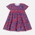 VESTIDO INFANTIL MOMI MARINHO POÁ COM JOANINHAS