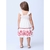 VESTIDO INFANTIL MOMI OFF WHITE BARRADO FLORAL VERMELHO na internet