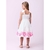 VESTIDO INFANTIL MOMI OFF WHITE FLORAL PINK COM LAÇOS na internet