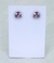 brinco triangular luxo light pink
