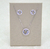 CONJUNTO REBECCA AZUL COM AMETISTA