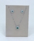 conjunto ponto de luz cravejado turmalina