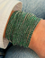 pulseira elástica esmeralda