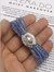 pulseira elastica azul bic