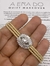 pulseira elastica bege