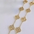 pulseira trevos cravejados