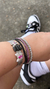pulseira riviera quadrada pink
