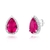 brinco gota luxo fucsia