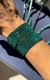 pulseira elástica esmeralda