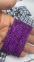 pulseira elástica violeta