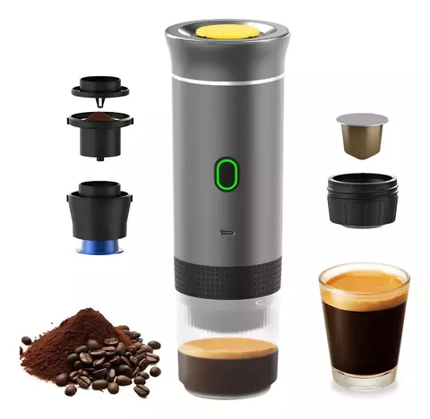 Cafetera Expresso Eléctrica Portátil 3 En 1 USB-C MULTI-CÁPSULA - comprar online