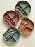 Plato con divisiones de silicona en internet