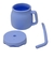 Taza de silicona con un asa tapa y sorbete - comprar online