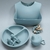 Mini set de cubiertos de silicona liso en internet