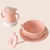 Set alimentacion de silicona cerdito - Monimon