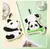 Toalla de mano Panda - tienda online